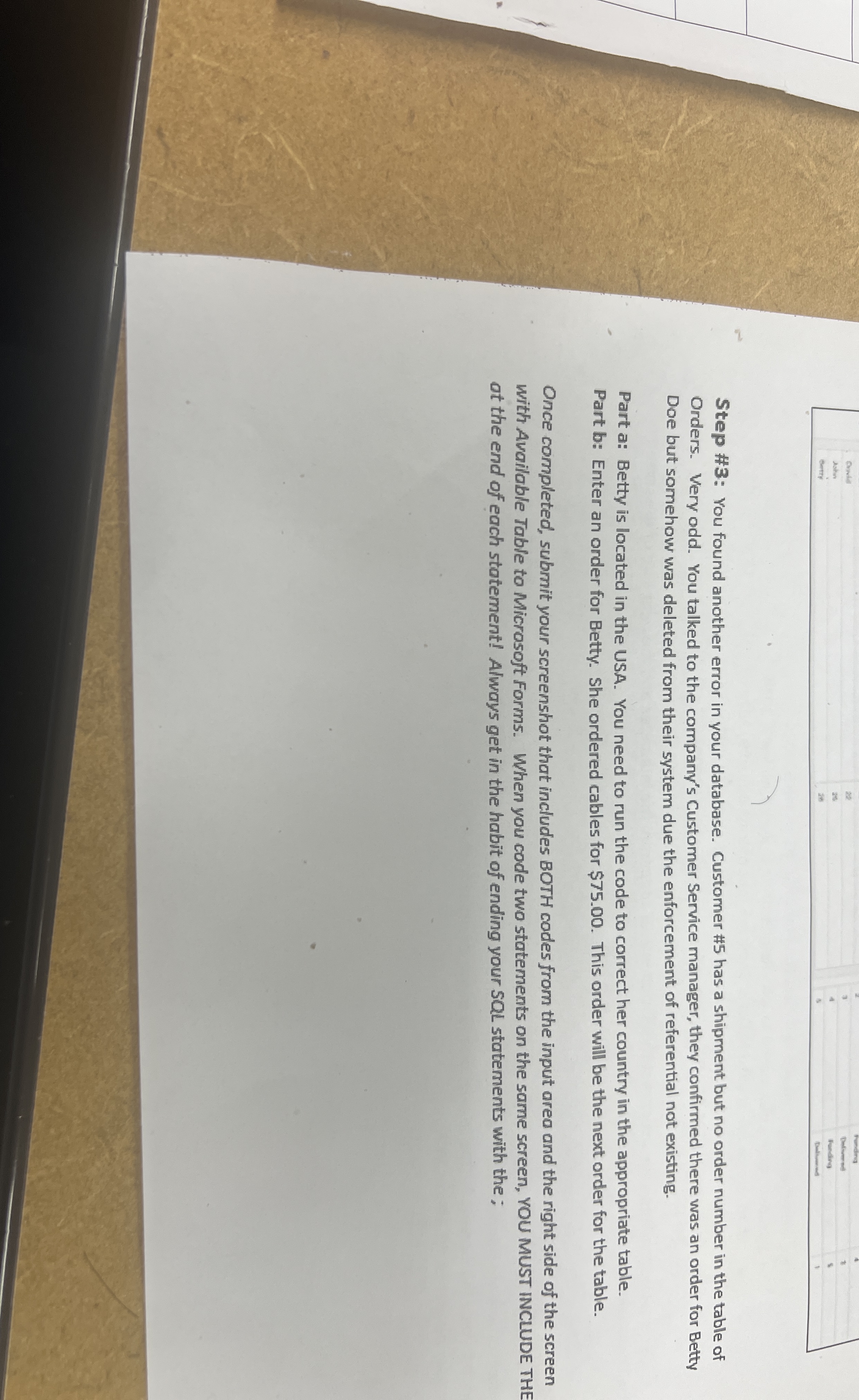 Step # 3 : You found another error in your