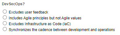 How does DevSecOps help DoD? Excludes user
