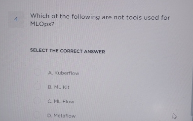 4 Which of the following are not tools used for