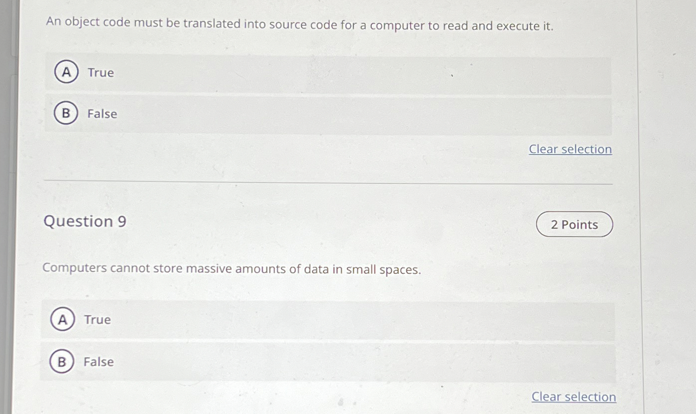 An object code must be translated into source