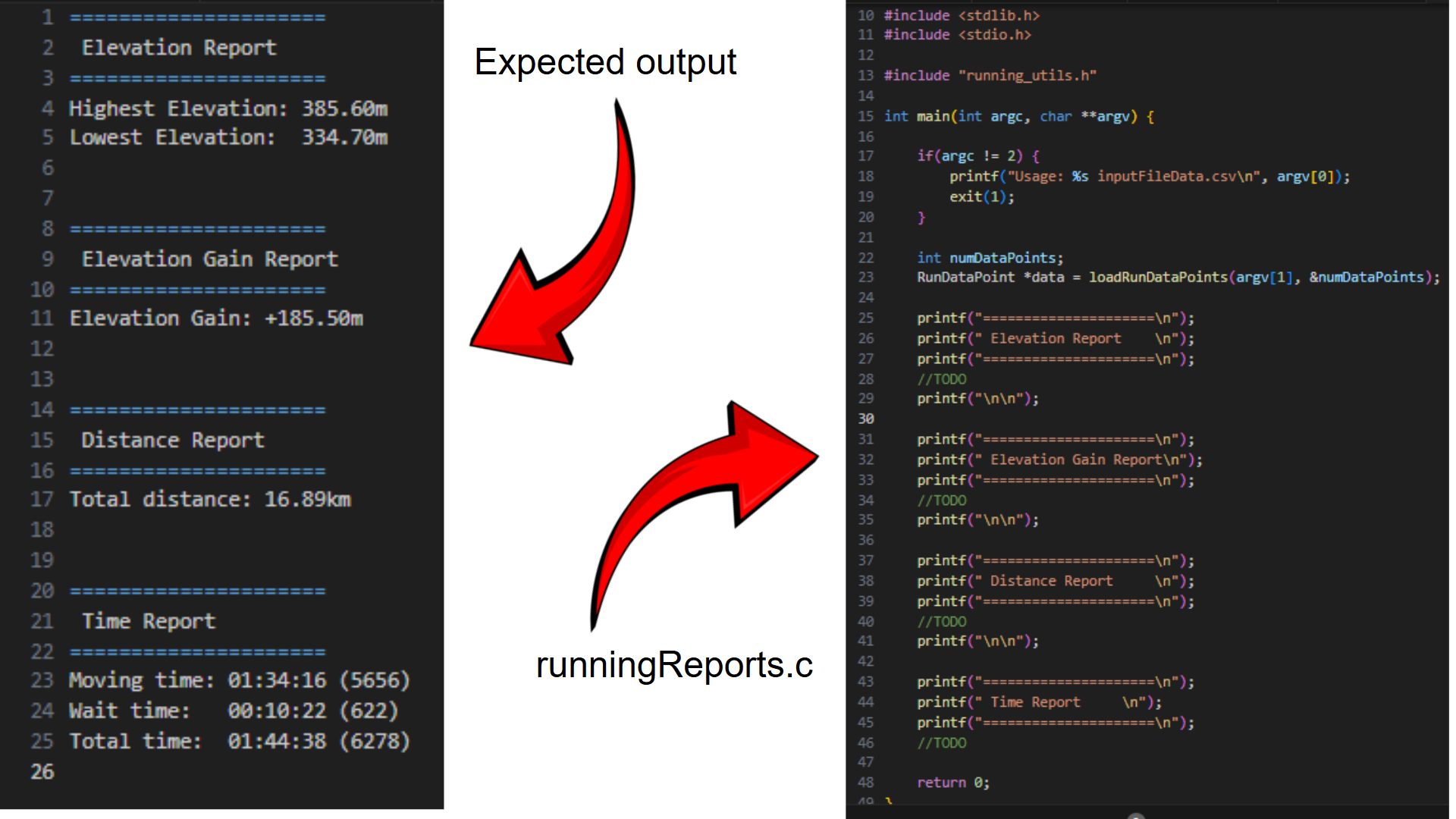 Problem Statement ( IN C LANGUAGE ) : Your work