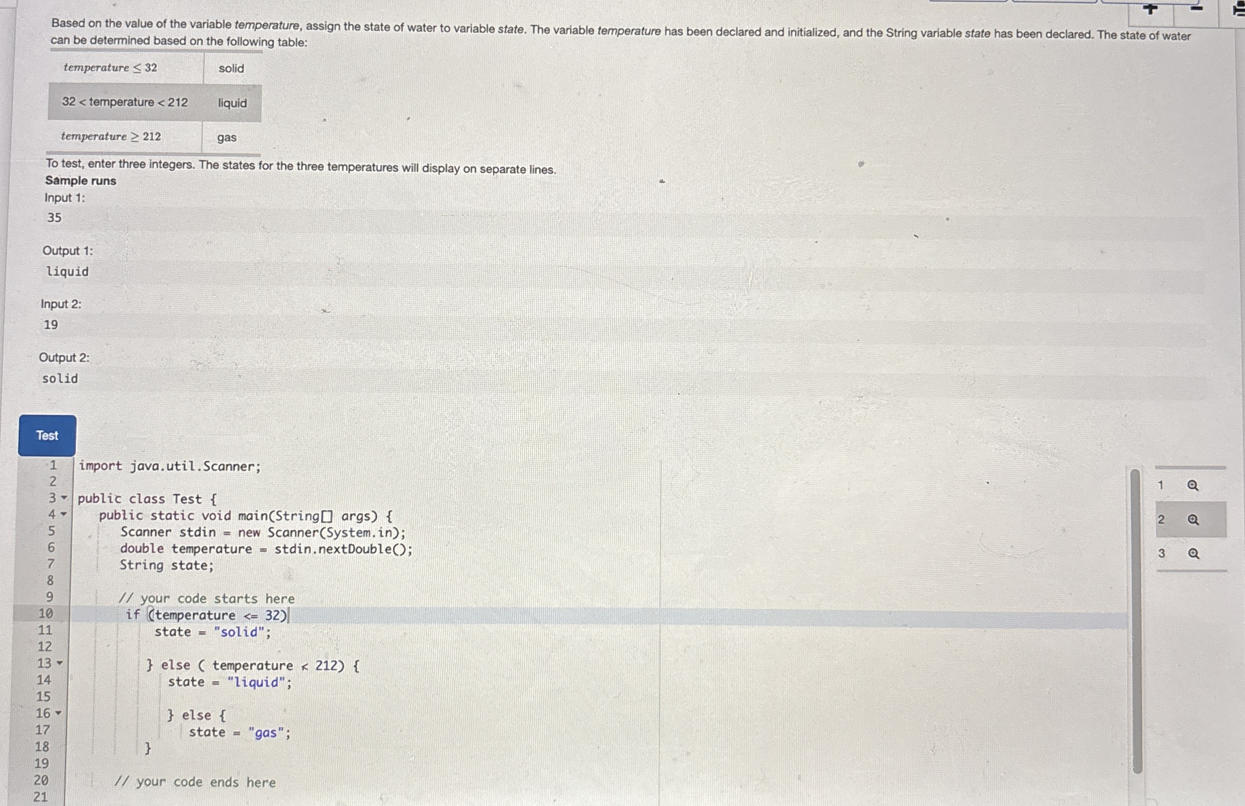 can be determined based on the following table: \