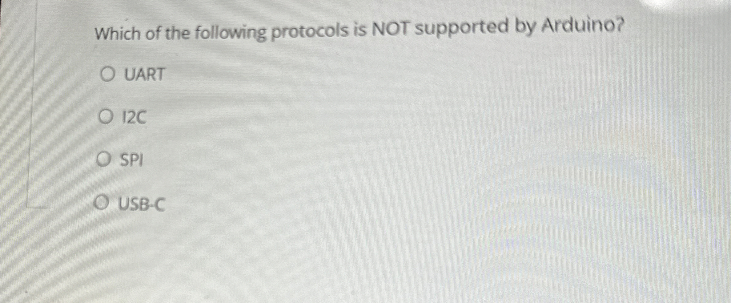 Which of the following protocols is NOT supported