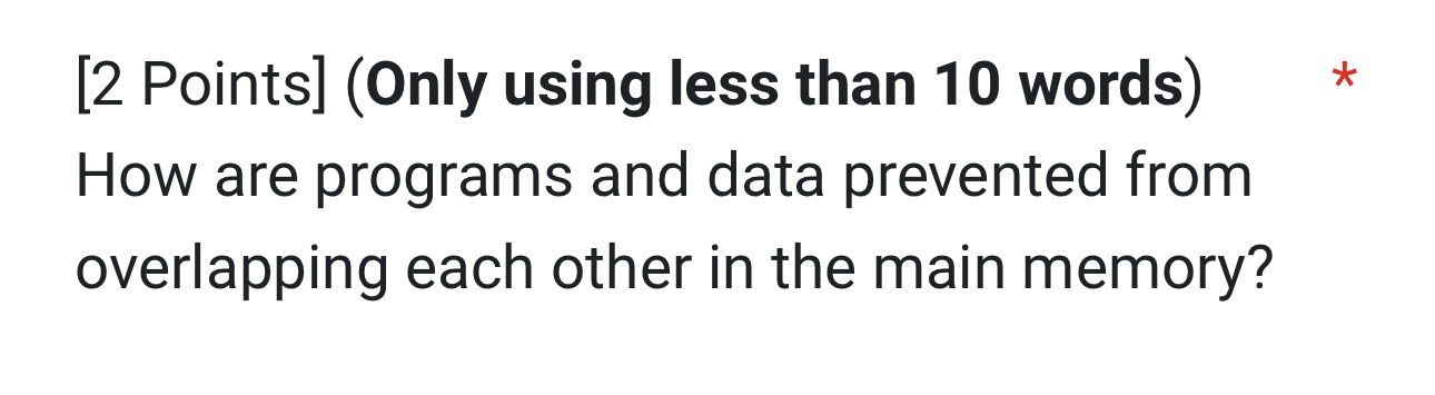 [ 2 Points ] ( Only using less than 1 0 words )