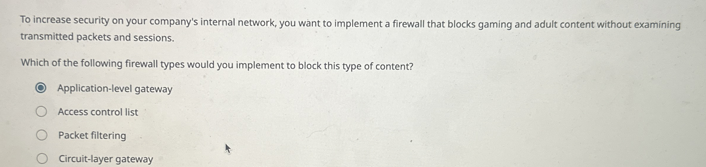 To increase security on your company's internal