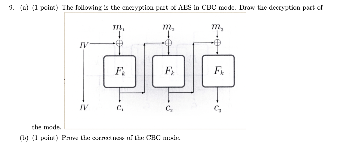 9 . ( a ) ( 1 point ) The following is the