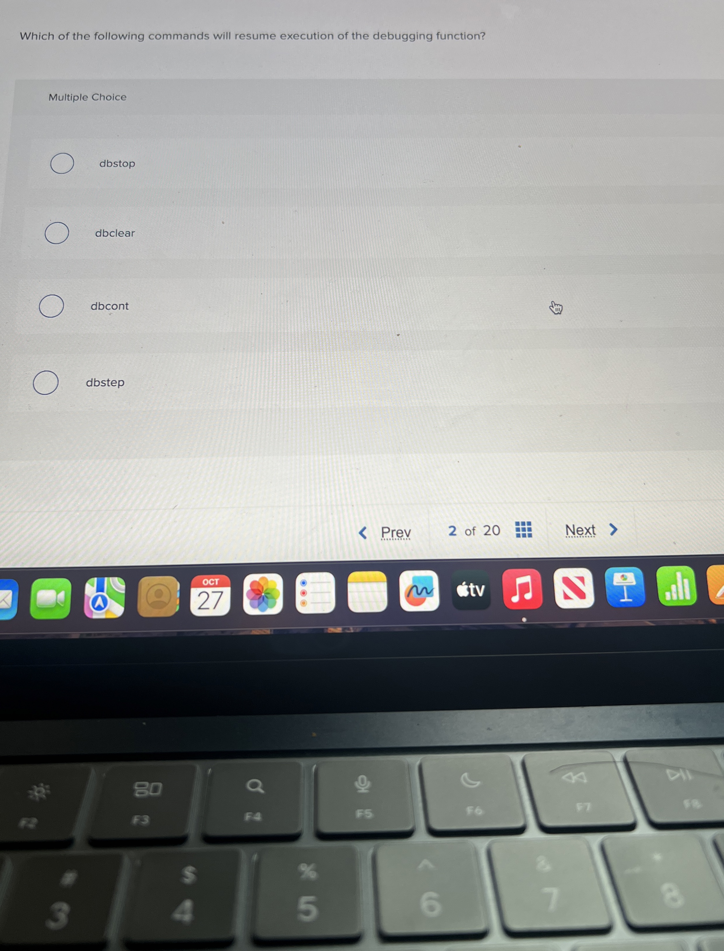 Which of the following commands will resume