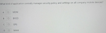 What kind of application centrally manages