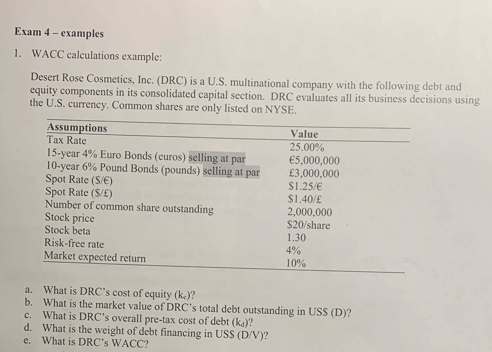 no excel formulas. Please show step by step. Ty