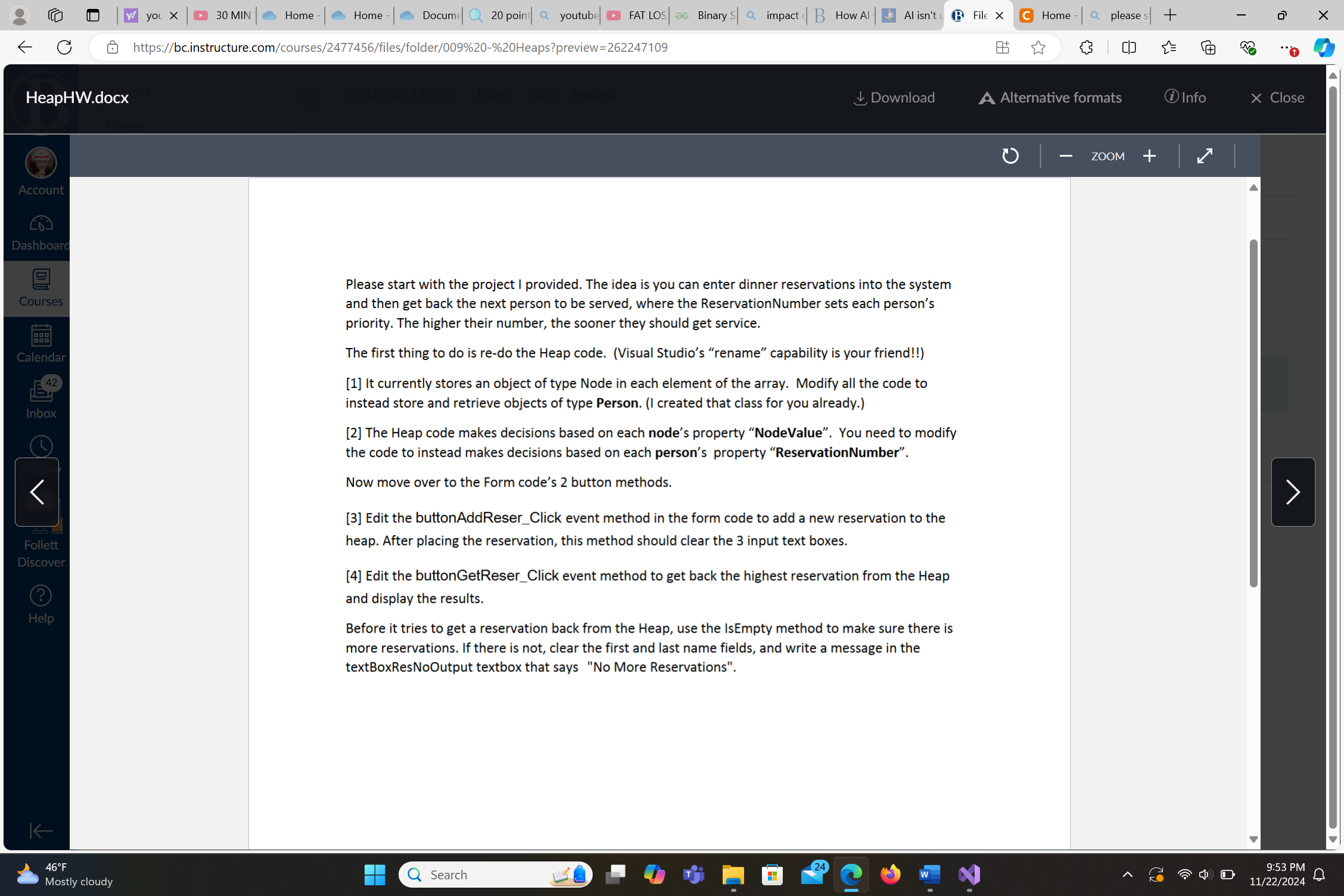 Please start with the project I provided. The