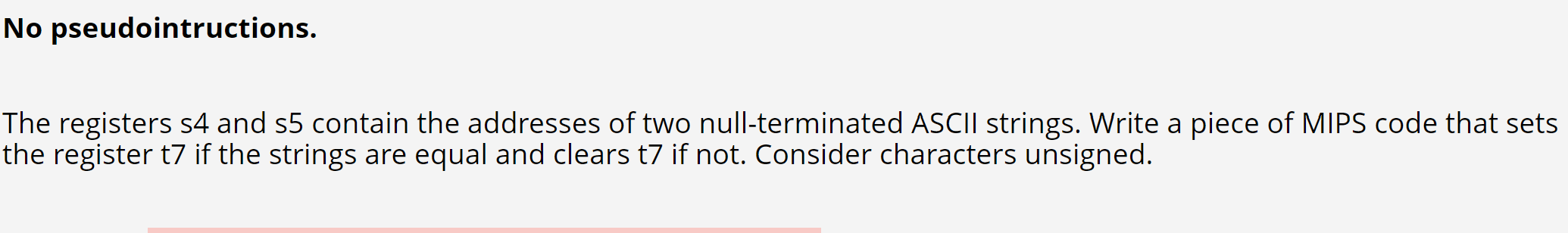 No pseudointructions. The registers s 4 and s 5