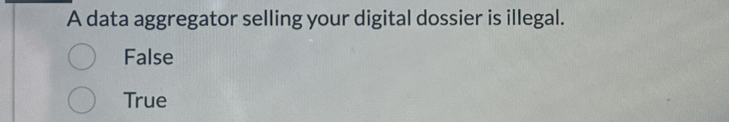 A data aggregator selling your digital dossier is
