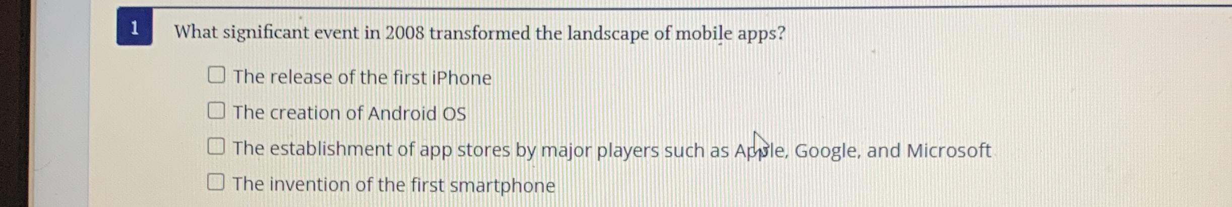 1 What significant event in 2 0 0 8 transformed