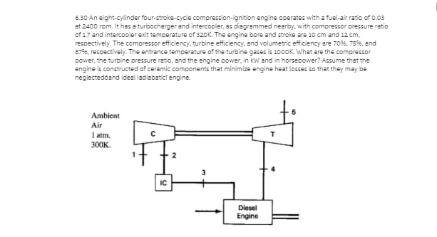 Find solutions 6.30 An eight-cylinder