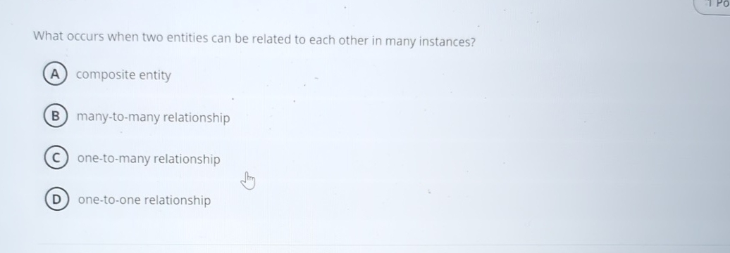 What occurs when two entities can be related to