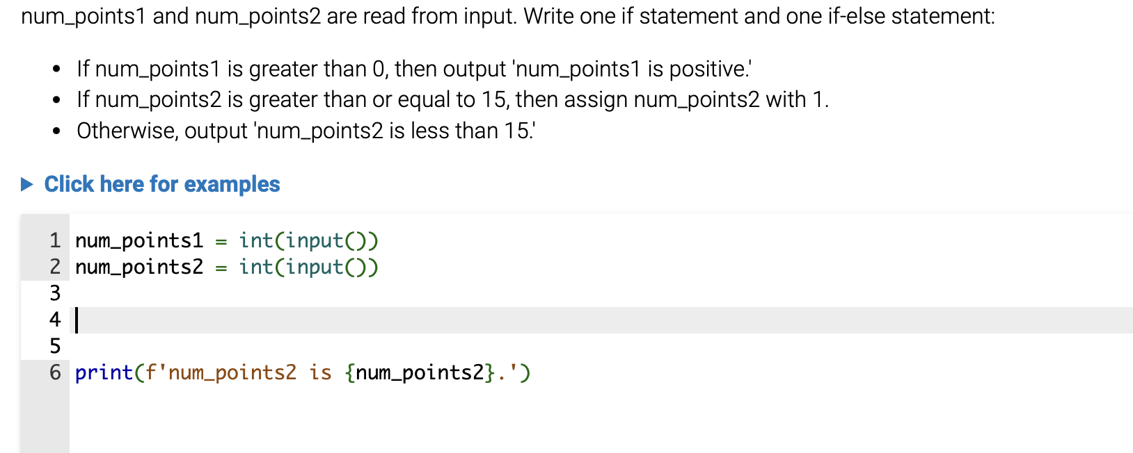 num _ points 1 and num _ points 2 are read from
