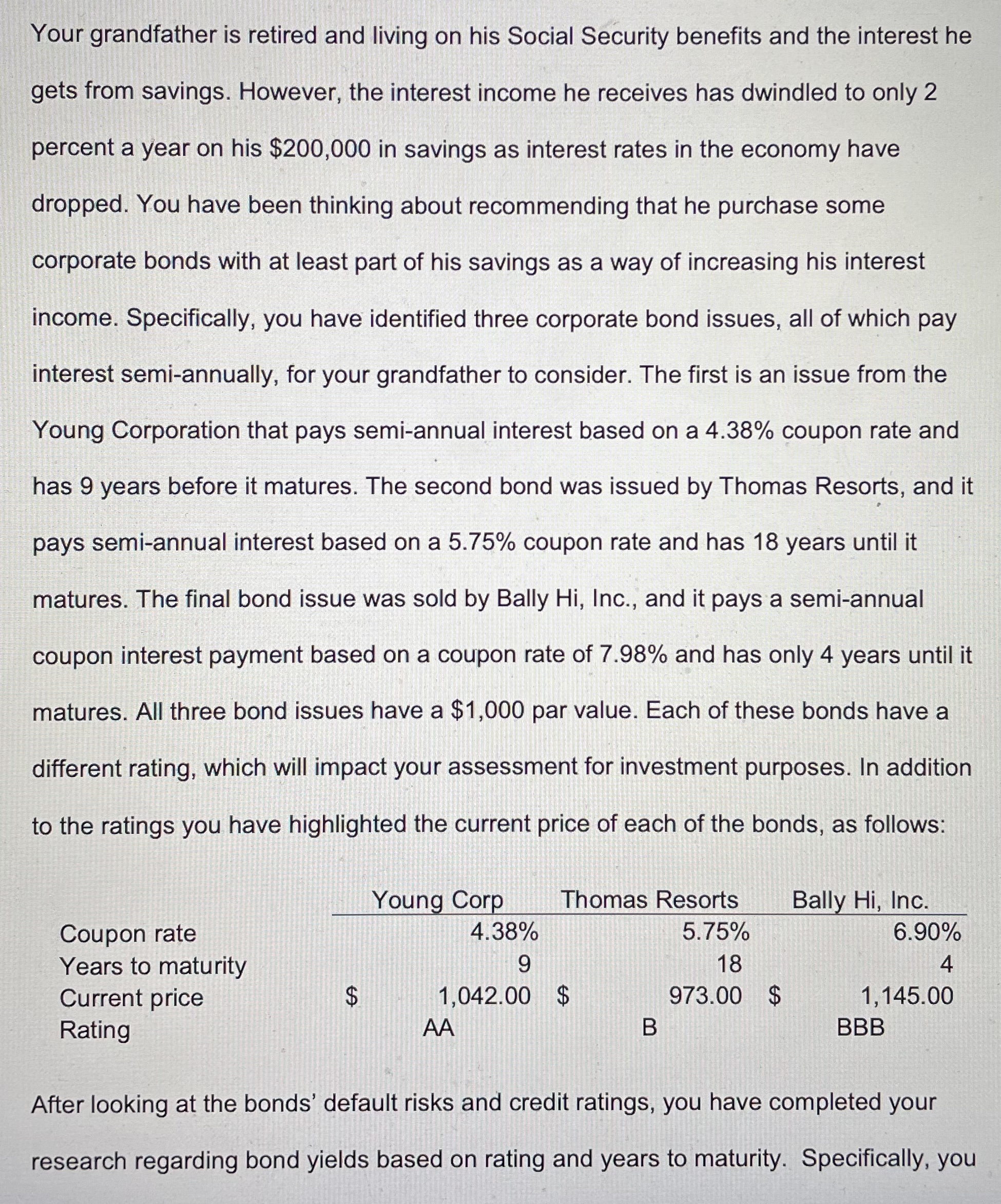 please solve : - please use the same format when