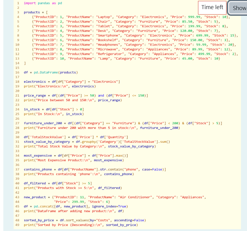 There are errors in the code below. Provide the