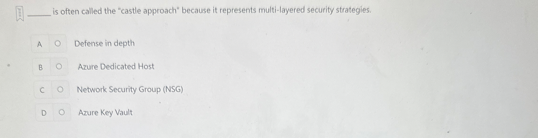 is often called the "castle approach" because it