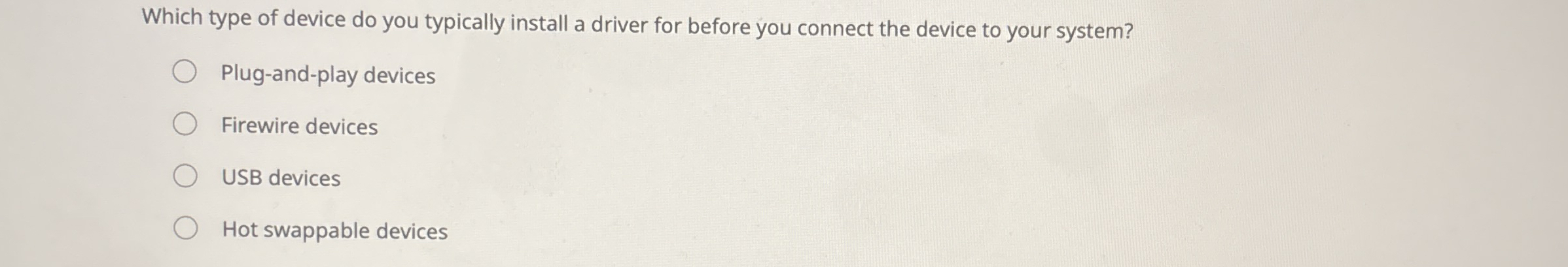 Which type of device do you typically install a
