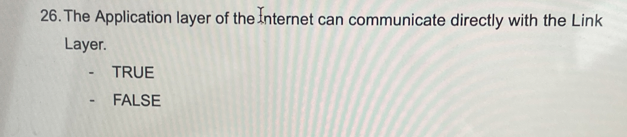 The Application layer of the Internet can