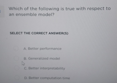 Which of the following is true with respect to an