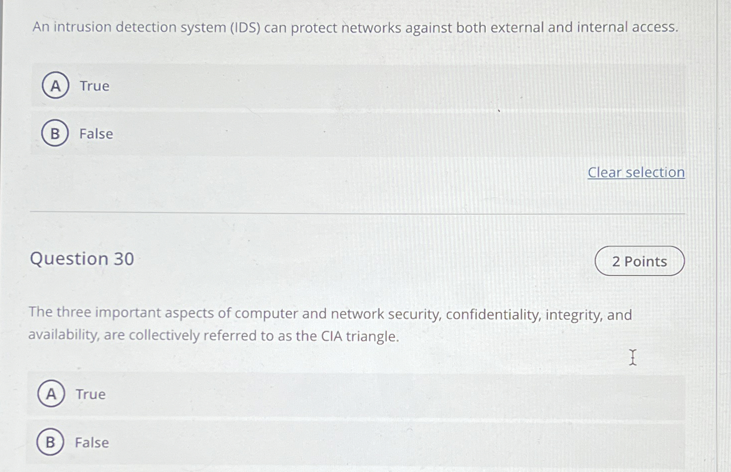 An intrusion detection system ( IDS ) can protect