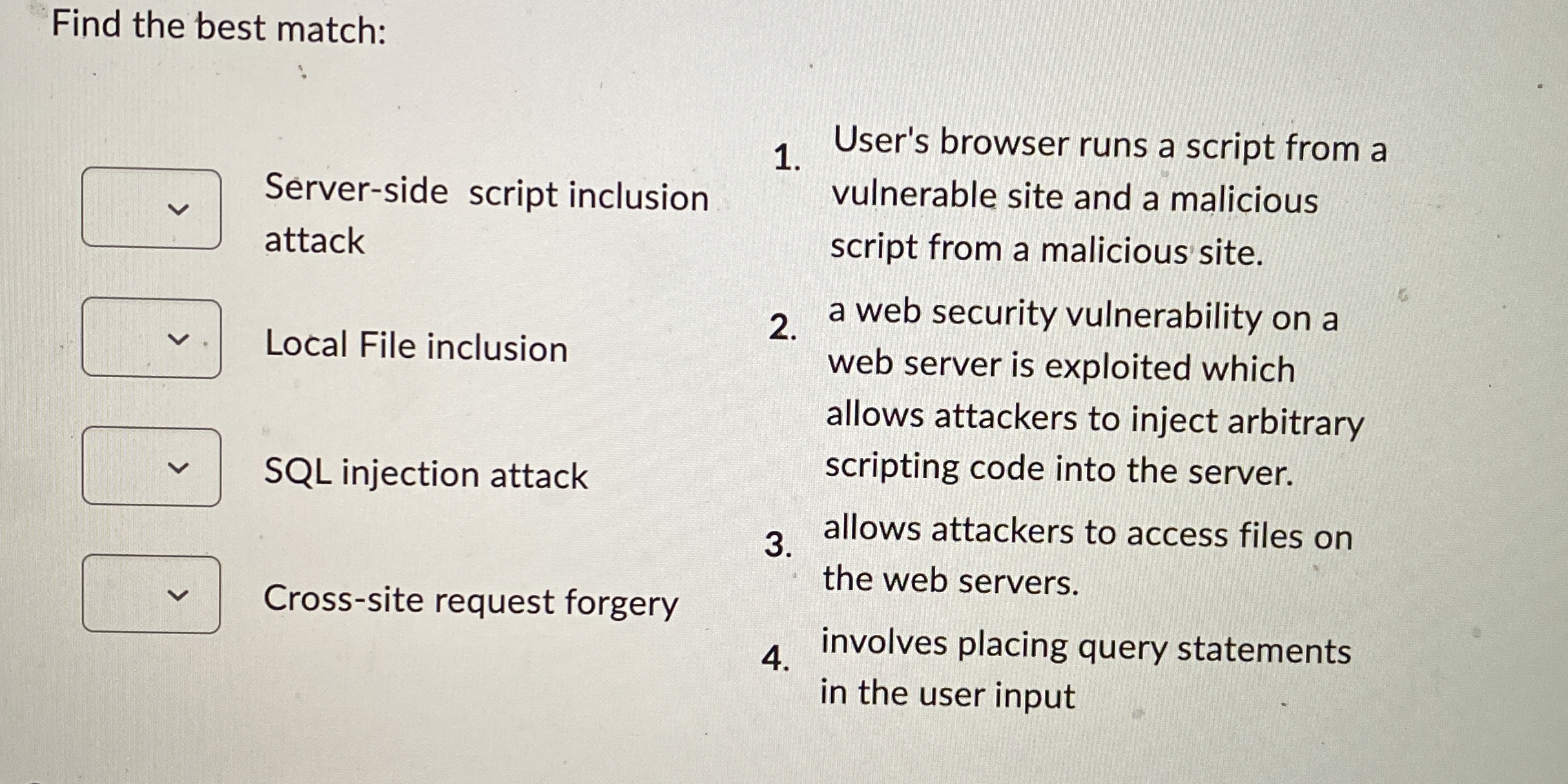 Find the best match: Server - side script