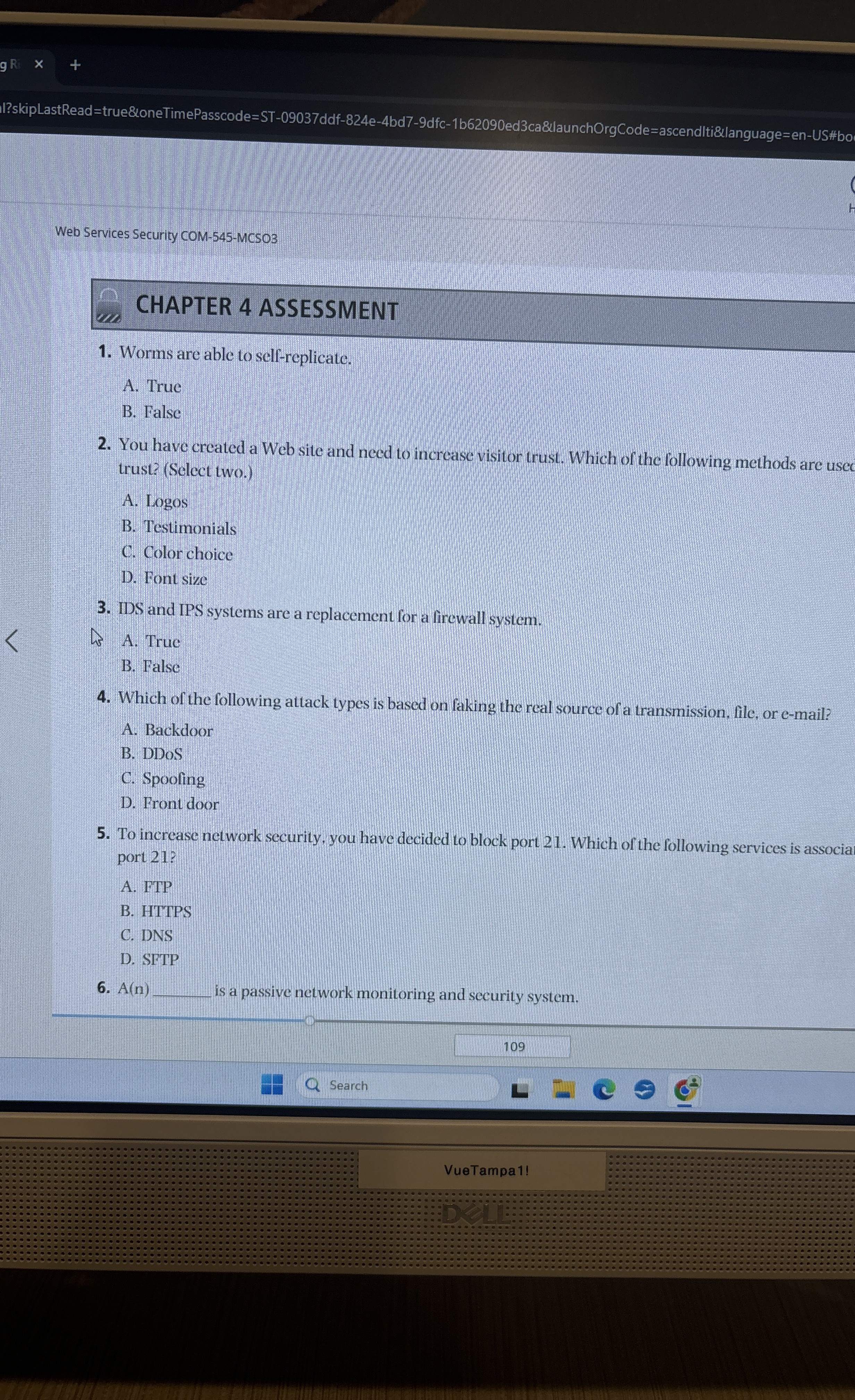 Which of the following attack types is based on