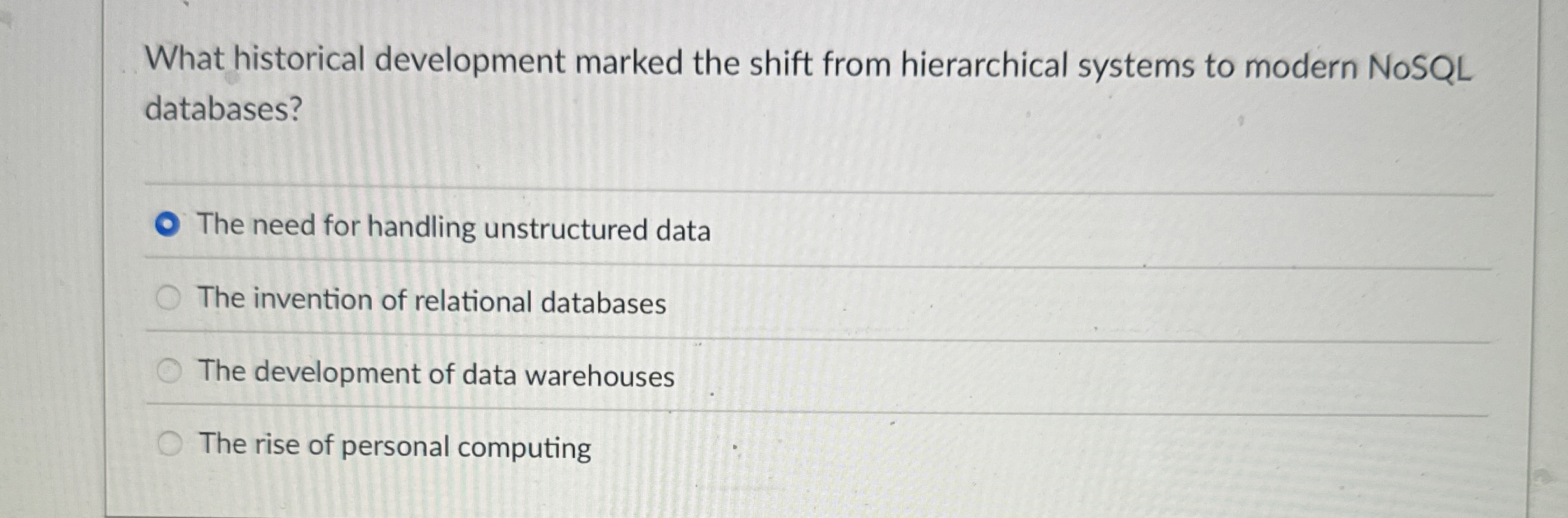 What historical development marked the shift from