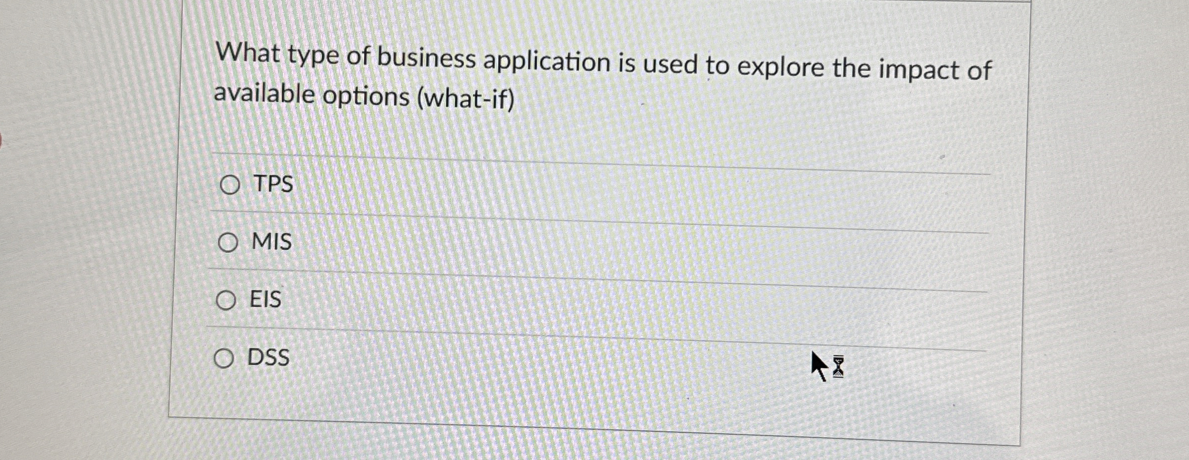 What type of business application is used to
