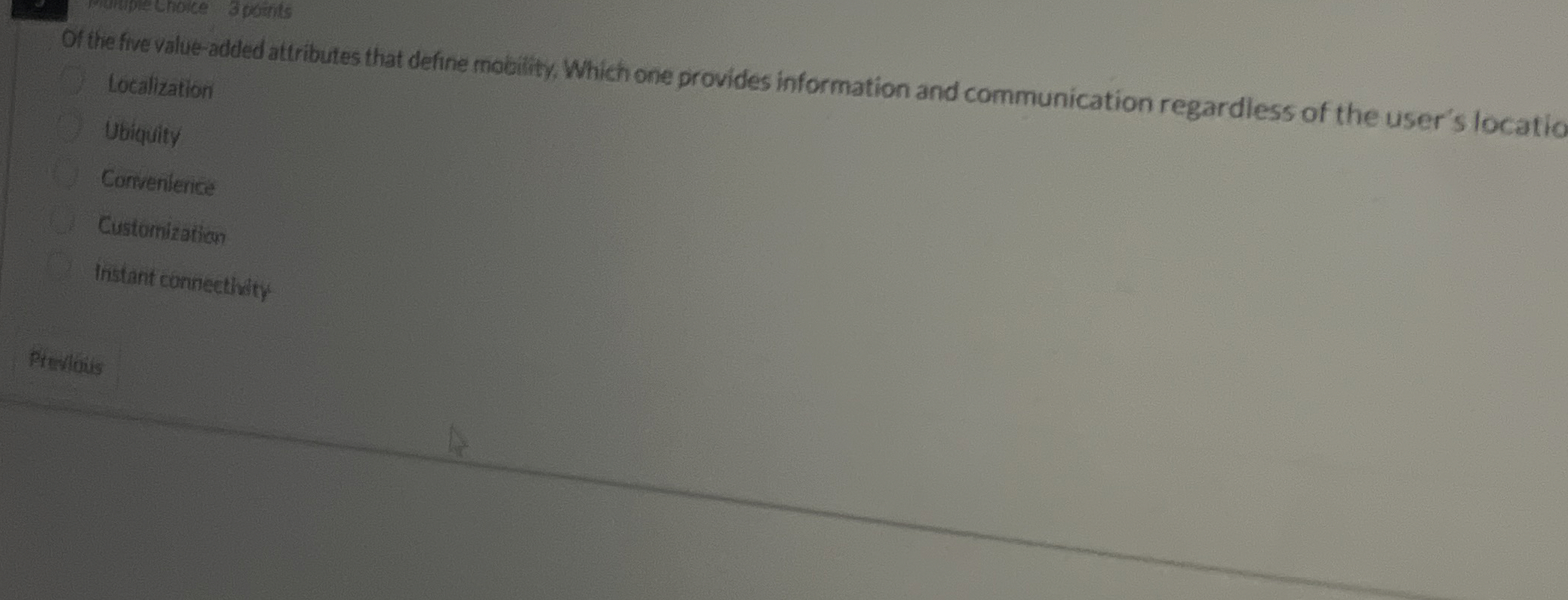 Of the five value - added atributes that define