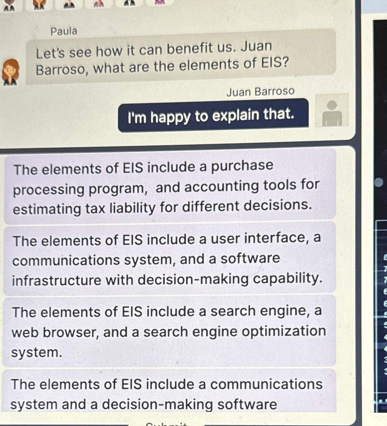 Paula Let's see how it can benefit us . Juan