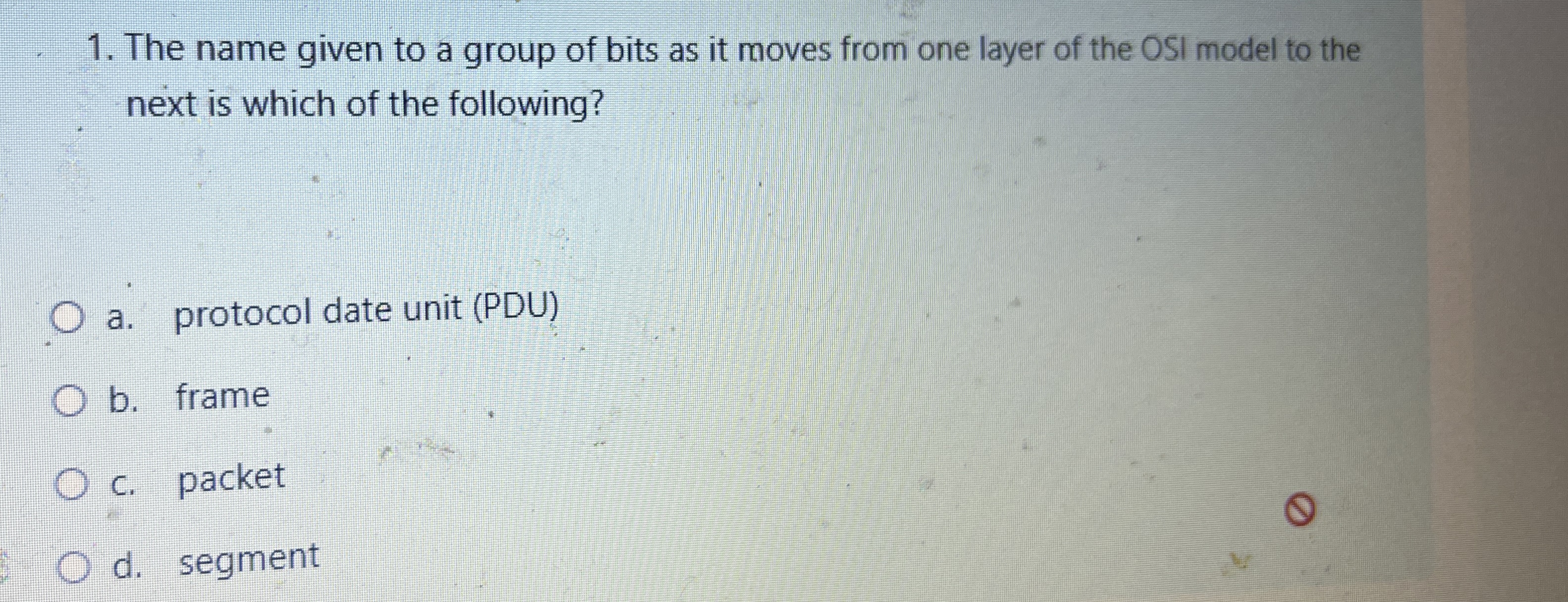 The name given to a group of bits as it moves