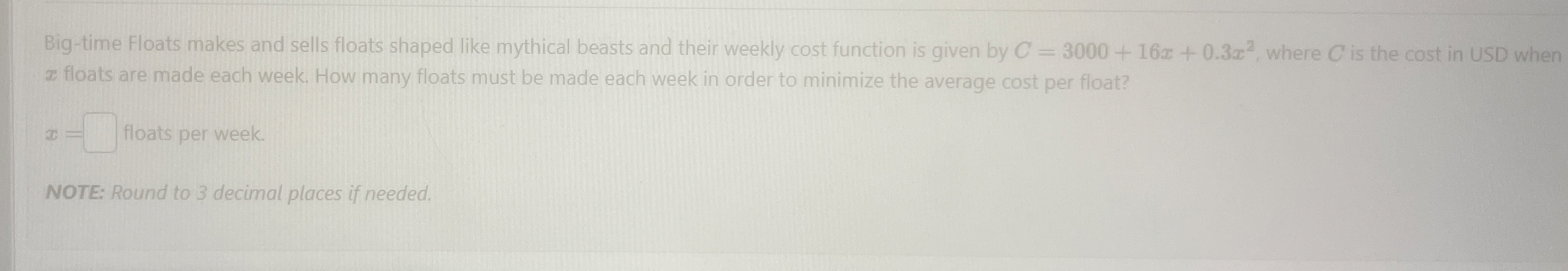 Big - time Floats makes and sells floats shaped