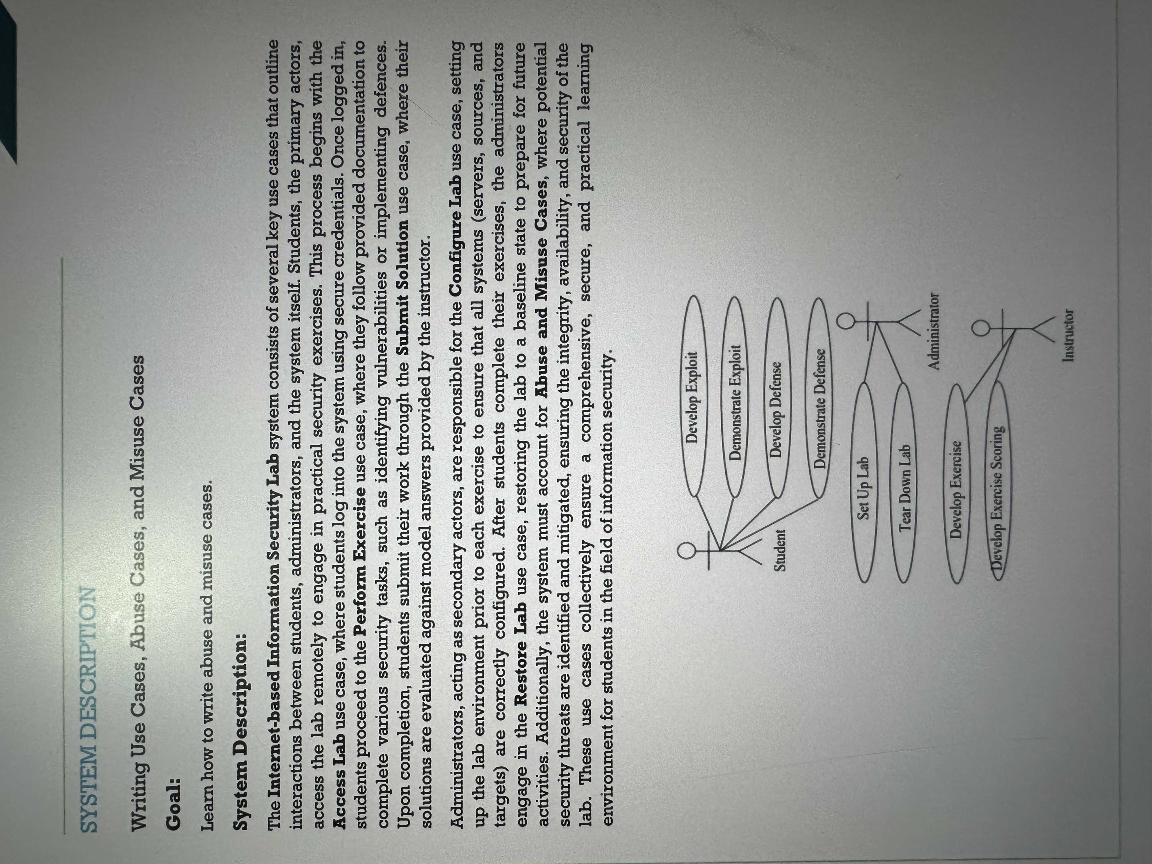 Writing Use Cases, Abuse Cases, and Misuse Cases