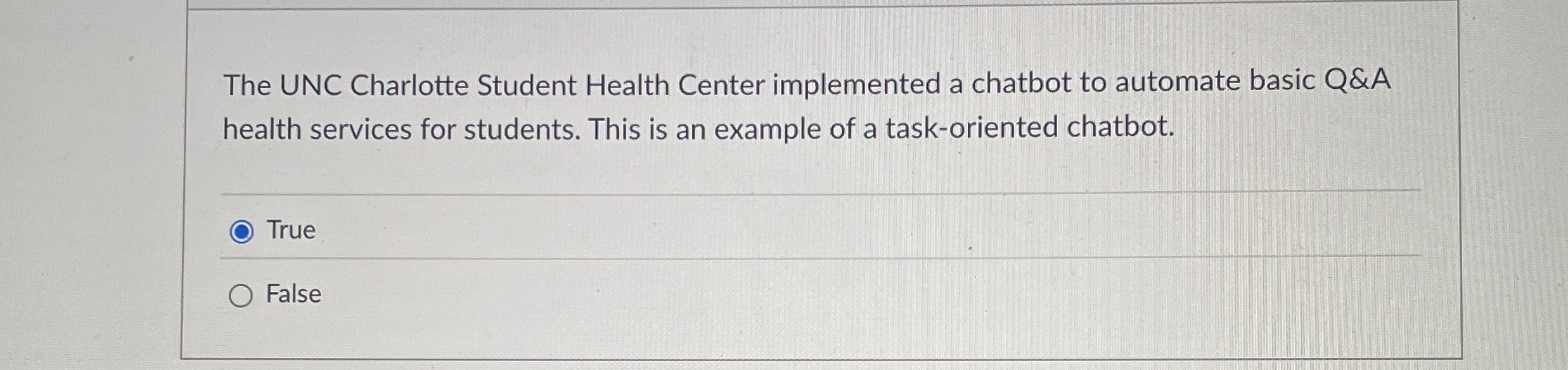 The UNC Charlotte Student Health Center