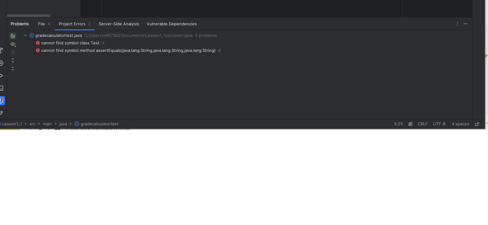 Programming intelliJ using a Maven i cannot get