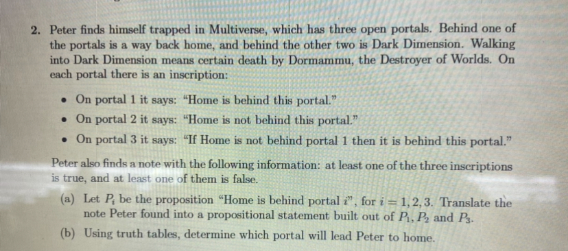 2 . Peter finds himself trapped in Multiverse,