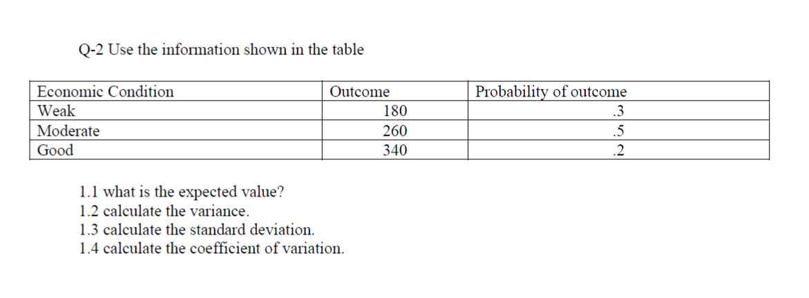 Q-l Use the net present value -NPV- method of