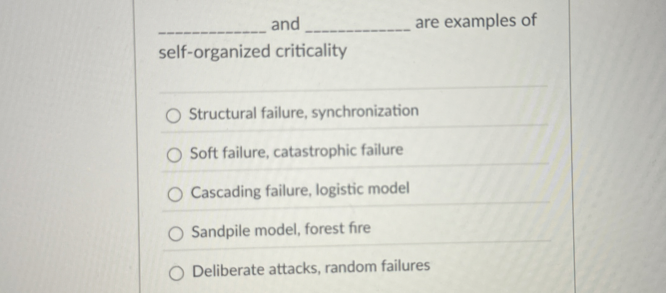 and are examples of self - organized criticality