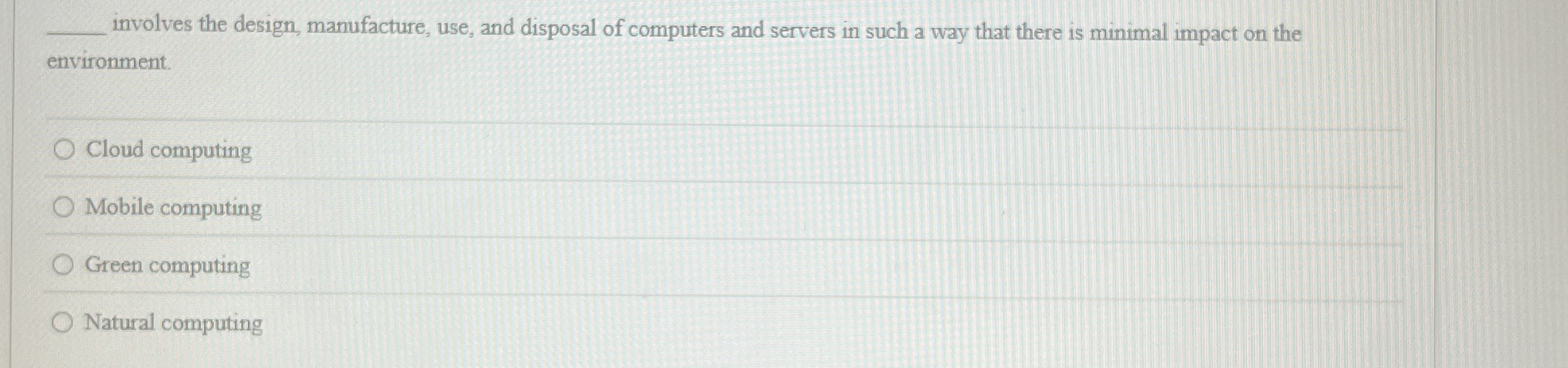 involves the design, manufacture, use, and