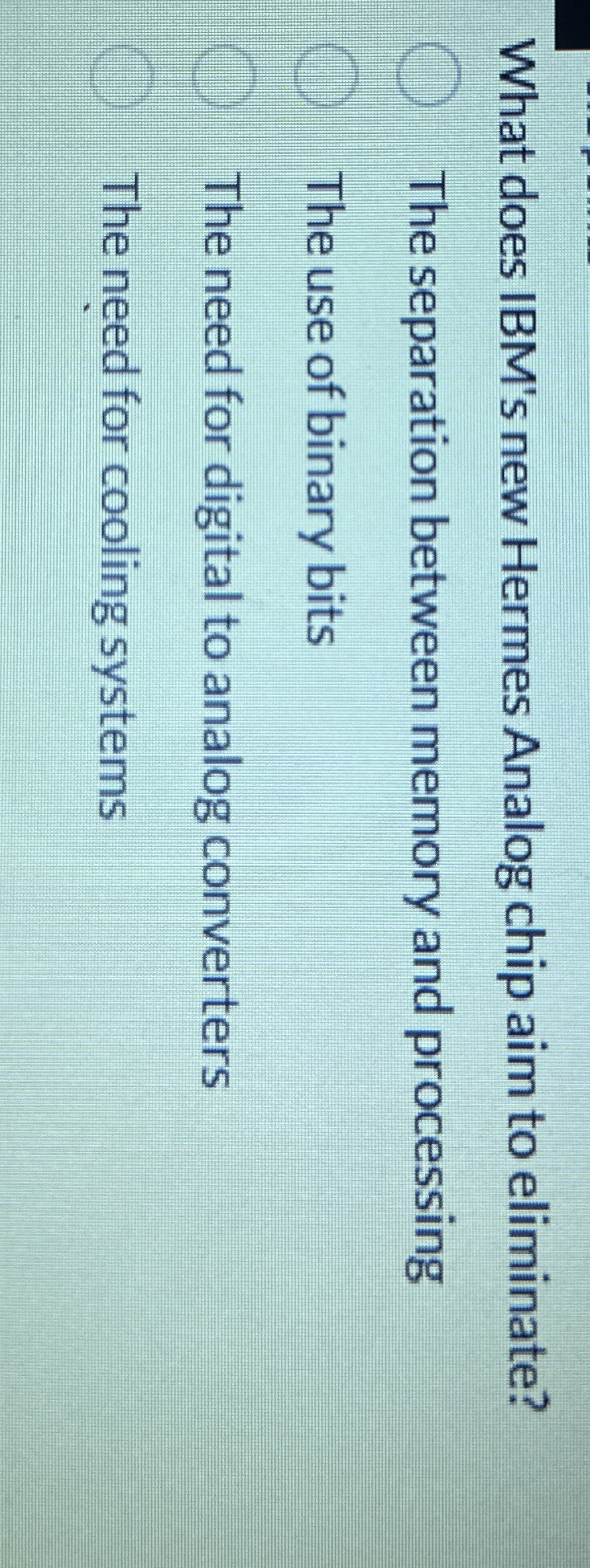 What does IBM's new Hermes Analog chip aim to