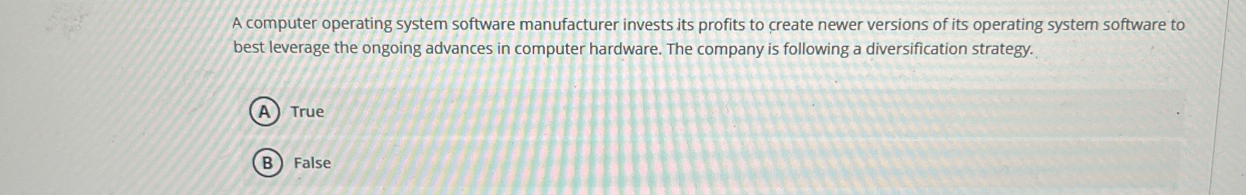 A computer operating system software manufacturer