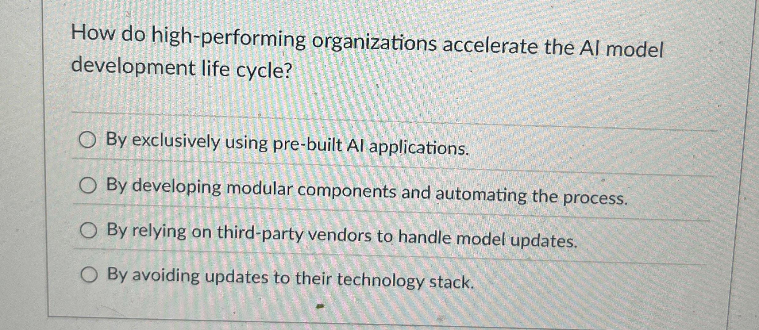 How do high - performing organizations accelerate