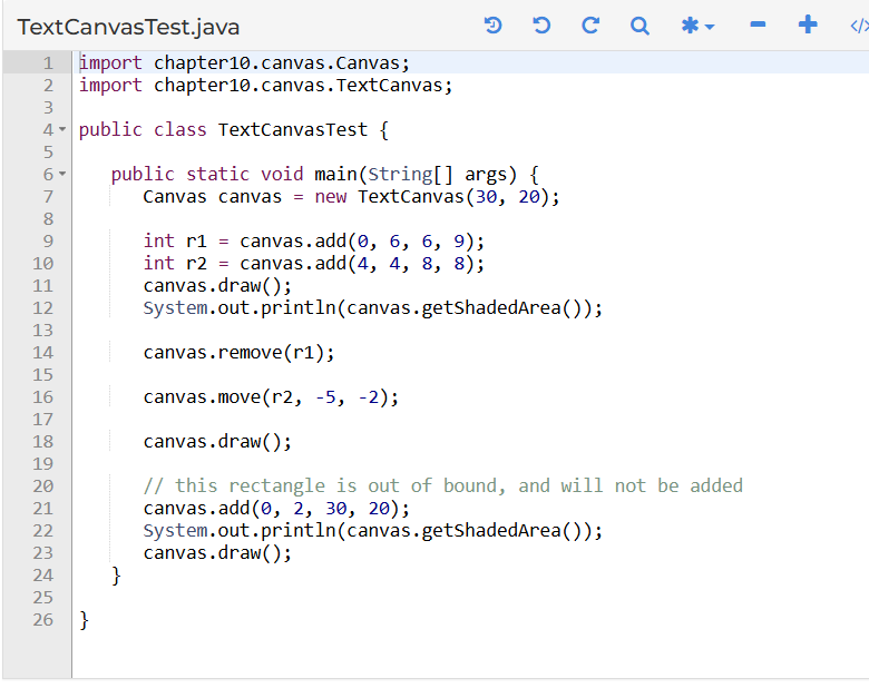 Please show the Java code for this problem