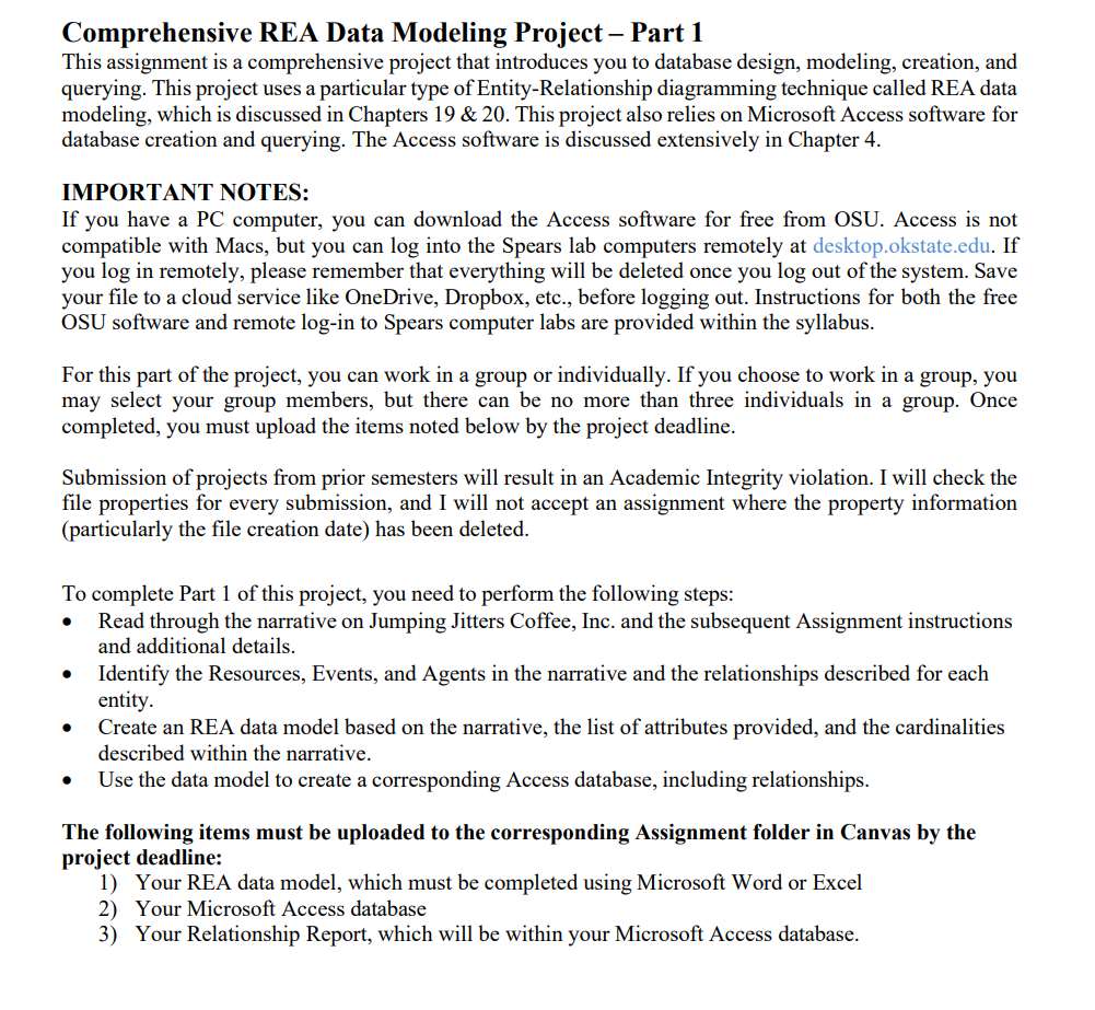 Comprehensive REA Data Modeling Project - Part 1