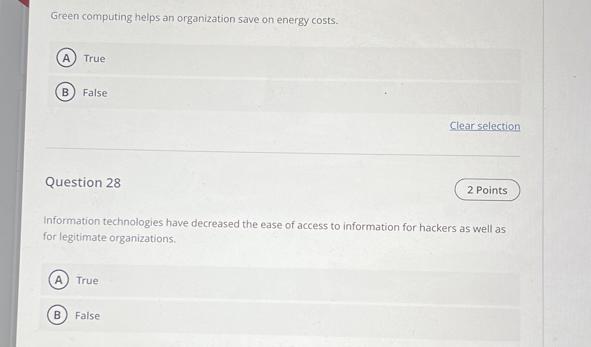 Green computing helps an organization save on