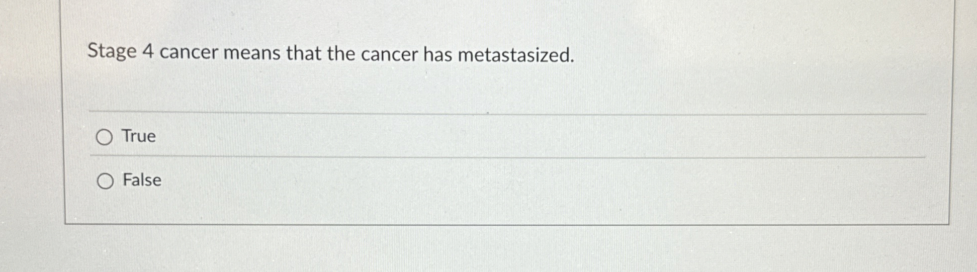 Stage 4 cancer means that the cancer has