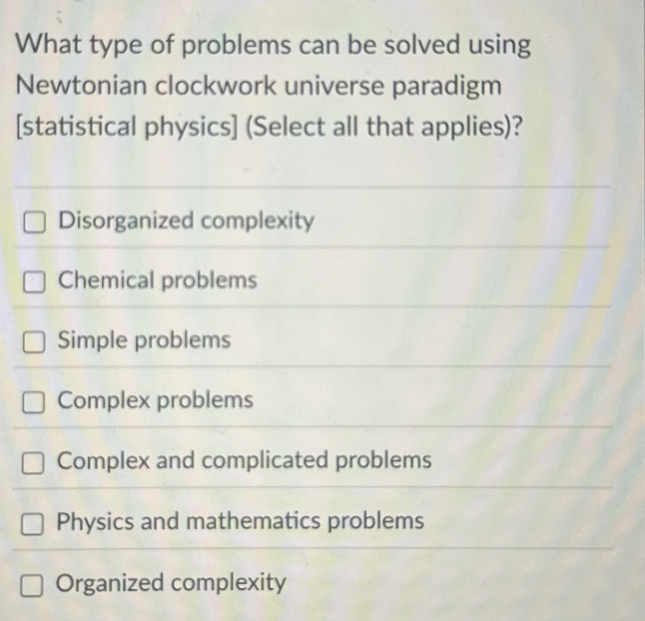 What type of problems can be solved using